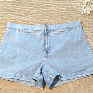 Light Blue Denim Women’s Shorts